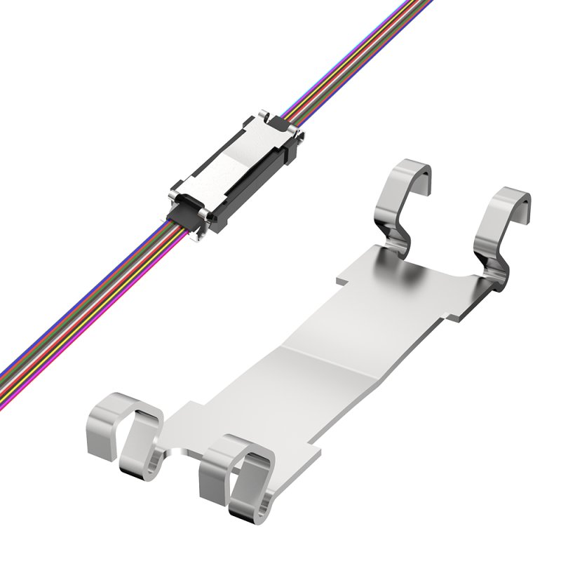AEN-1910 Mating MT Ferules w Spring Clamp Device